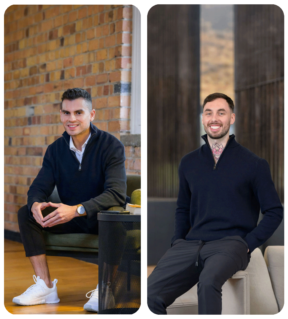 Mauricio Acuna and Caleb Young, directors and co-founders of Impacto